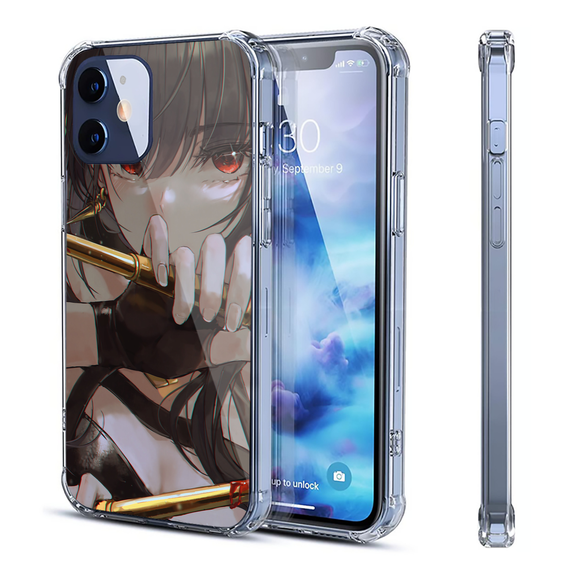 （画像用） SPY×FAMILY间谍家家酒 【iPhone 12シリーズ対応】透明スマホケース（クリアソフトケース）